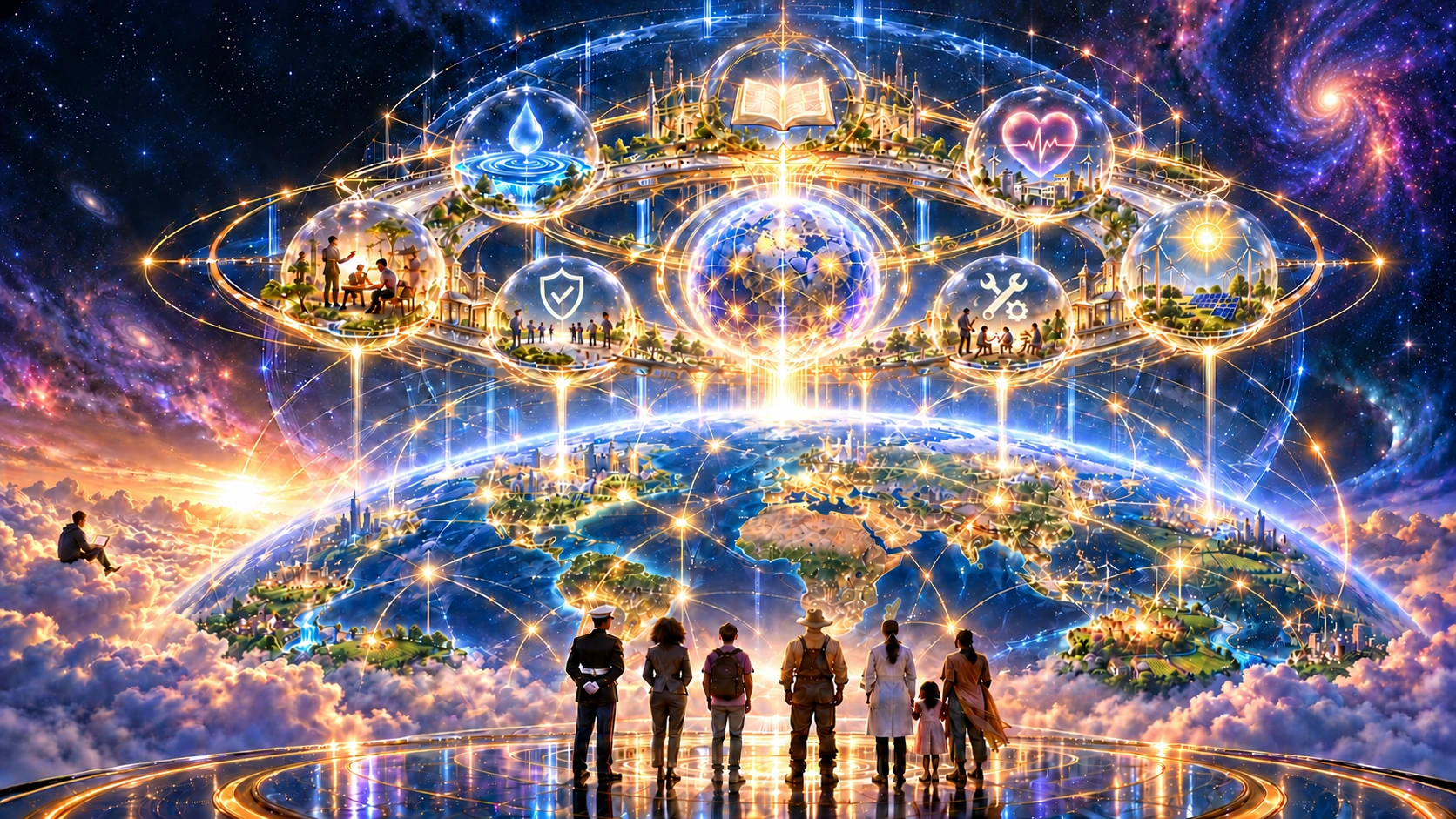 Shaker Global Poverty Reduction Ecosystem global technology framework connecting education, health, verified access, opportunity and human dignity worldwide